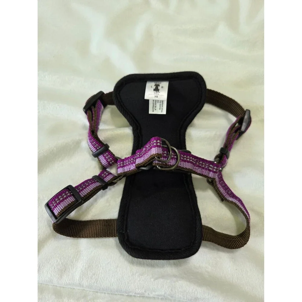 New XS Coastal K9 Explorer Purple Padded Dog Harness - Reflective